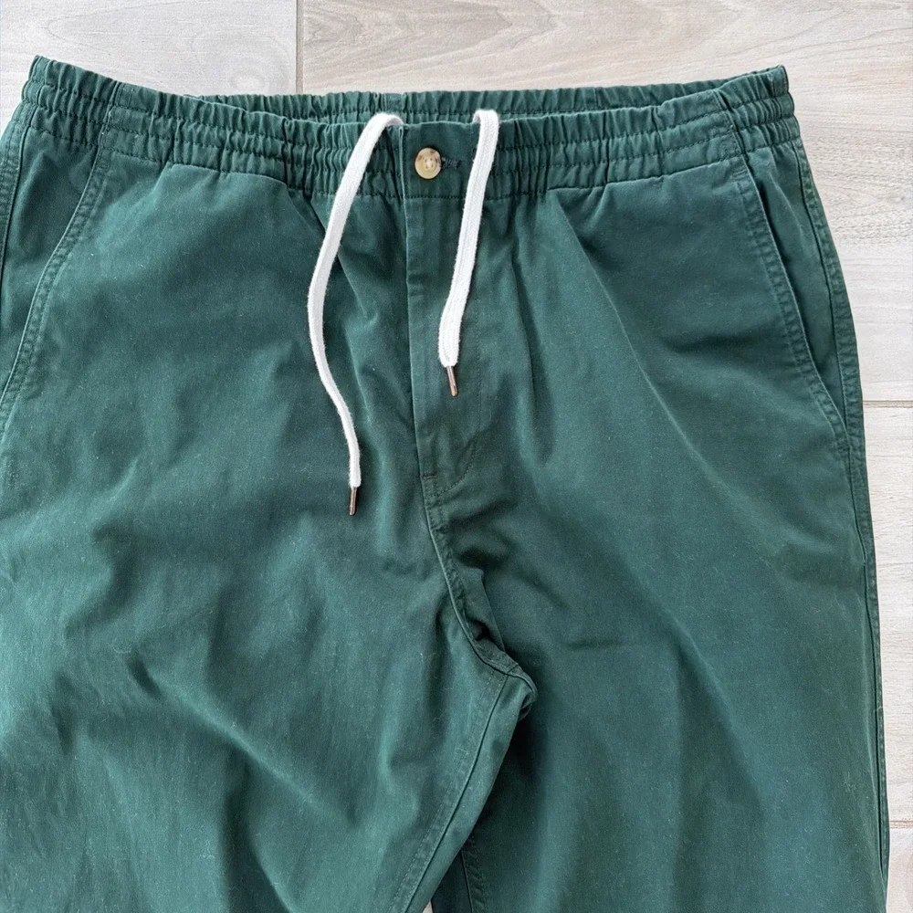 Ralph Lauren Polo Prepster Stretch Slim Tapered Pant Mens Large L Green